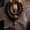 Tibet Natural Old Material Yak Bone Buddha Beads Hand String