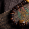 Tibet Natural Old Material Yak Bone Buddha Beads Hand String