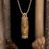 Agarwood Manjusri Bodhisattva Diamond Sutra pendant
