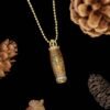 Agarwood Manjusri Bodhisattva Diamond Sutra pendant